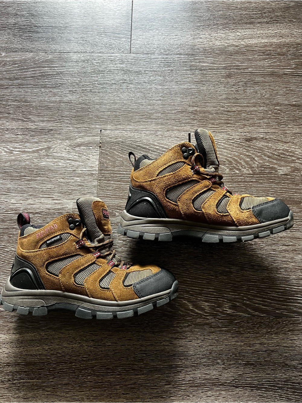 RedHead Brown and Black Kids Hiking Boots